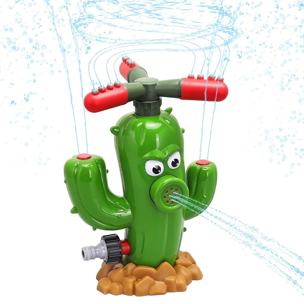 Gardening Tools Kids Set - Water Spray Toy Cactus Sprinkler Outdoor