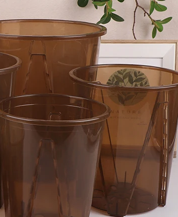 Orchid Potting Mix - Plastic Orchid Root Control Pots With