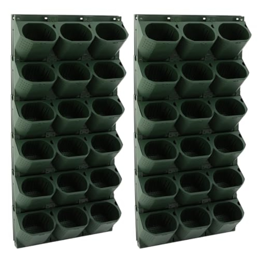 Self-Watering Planter - 36-Slot Self-Watering Wall Planter For Indoor/Outdoor