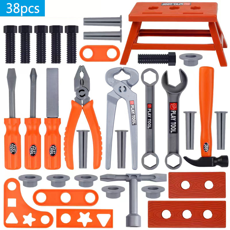 38pcs/39PCS/42PCS Toy Tool Box - Gardening Tools For 3 Year Old recension och pris
