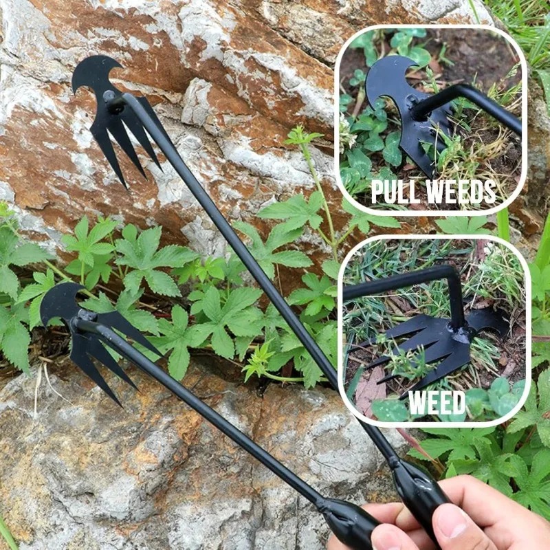 2 in 1 Garden Rake Manual Seed - Gardening Tools Hoe recension och pris