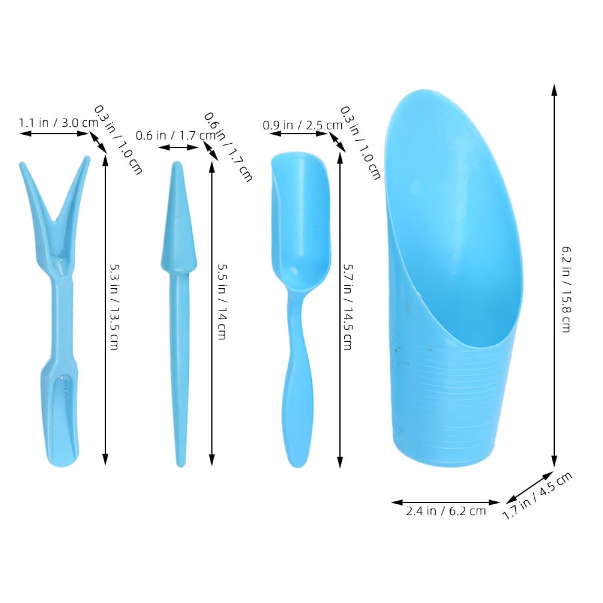4pcs/set, Plastic Durable Buck - Gardening Tools Hoe recension och pris