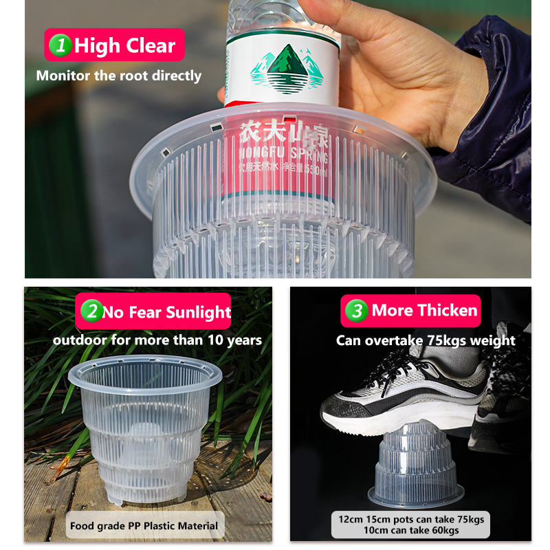 Meshpot Clear Plastic Orchid P - Orchid Potting Mix recension och pris