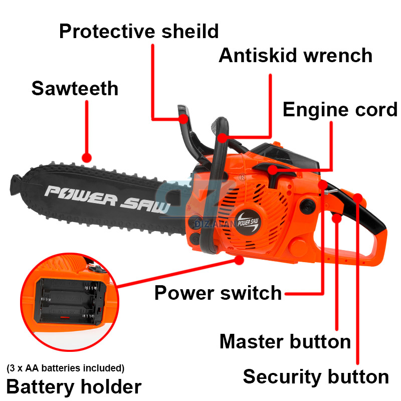 Kids Tools Power Chainsaws Ele - Gardening Tools Kids Set recension och pris