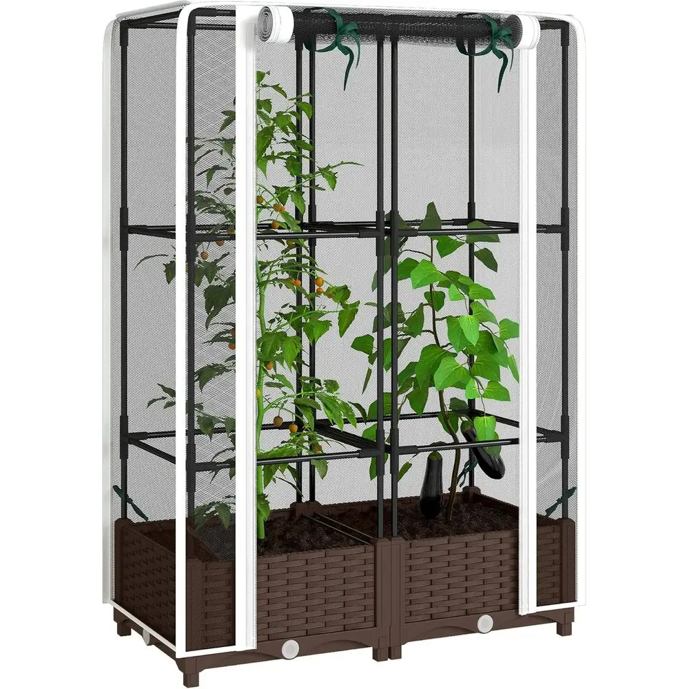 Elevated Garden Bed with Trell - Self-Watering Planter recension och pris