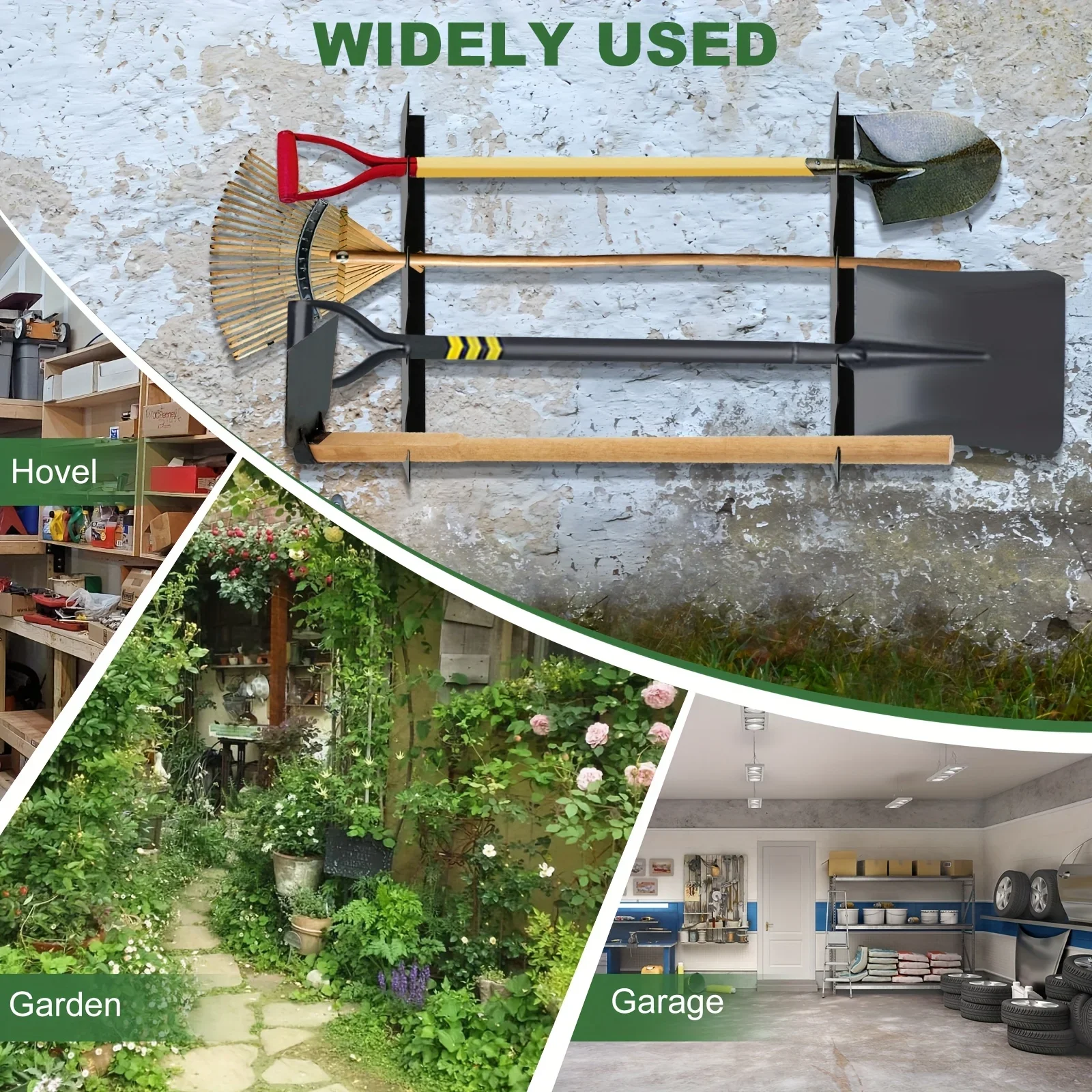 Heavy Duty Metal Garden Tool H - Gardening Tools Organizer recension och pris