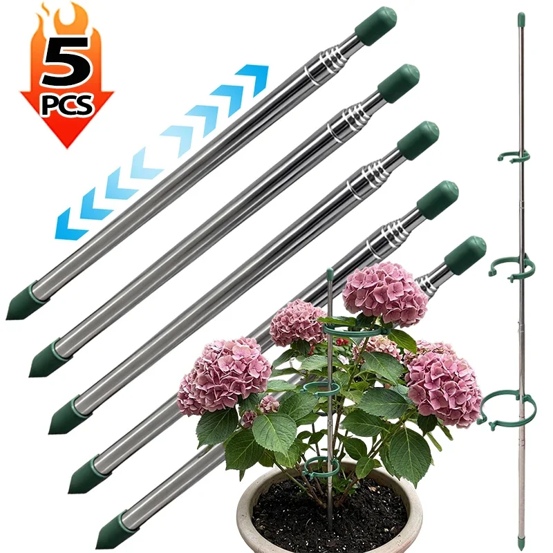 5/1PCS Retractable Plant Suppo - Gardening Tools Hoe recension och pris