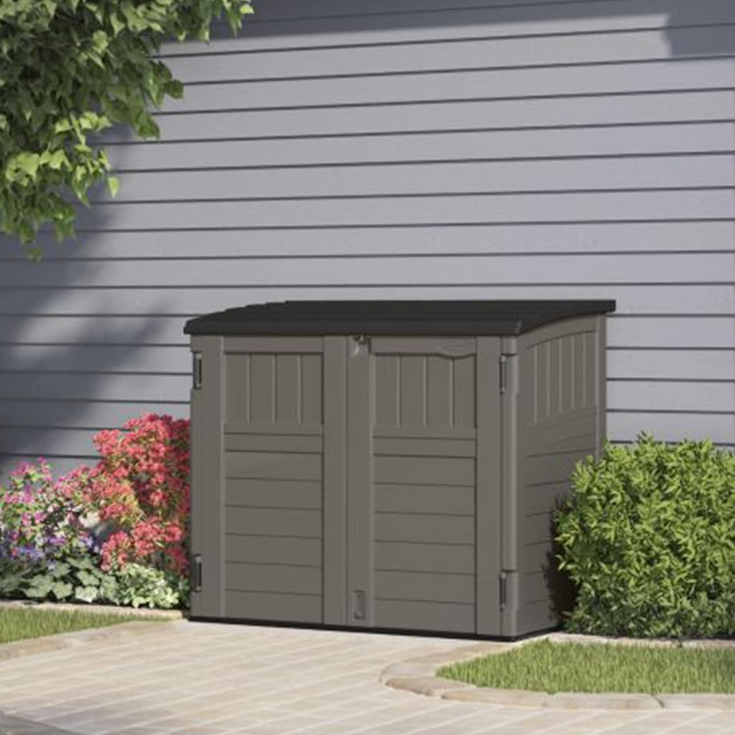 Outdoor Storage Shed For Backy - Gardening Tools Organizer recension och pris