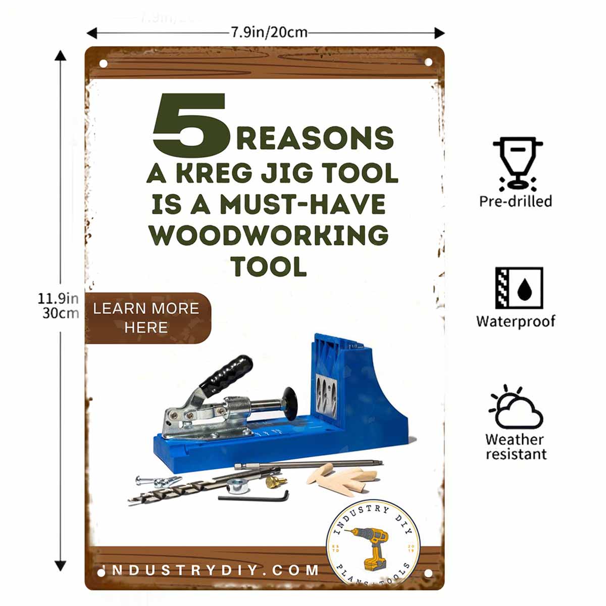 2D FLAT 1pc 5 Reasons A Kreg J - Gardening Tools Must Haves recension och pris