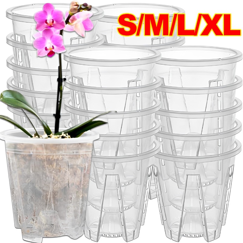 S/M/L/XL Clear Root Control Fl - Orchid Potting Mix recension och pris