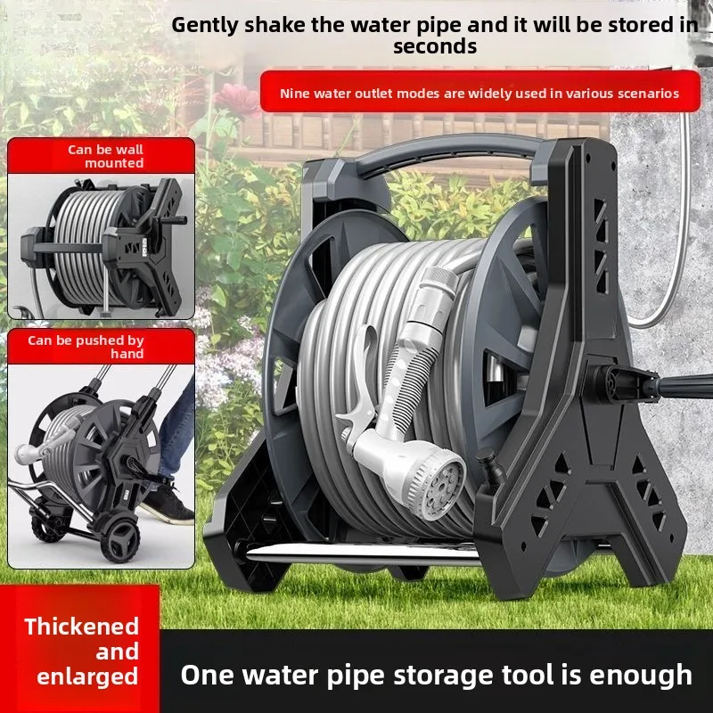 Premium Color Random Hose Reel - Gardening Tools Rack recension och pris