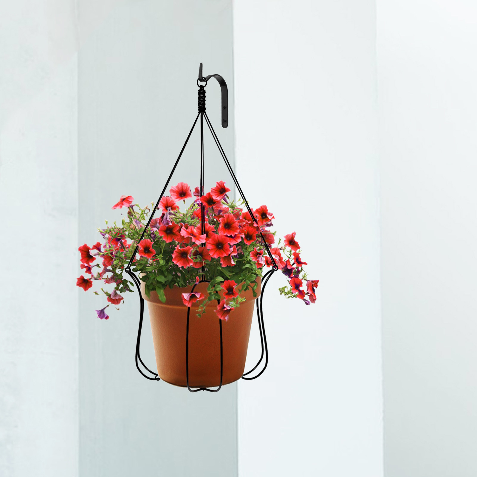 4Pcs Iron Wall Hooks Hanging P - Gardening Tools Organizer recension och pris