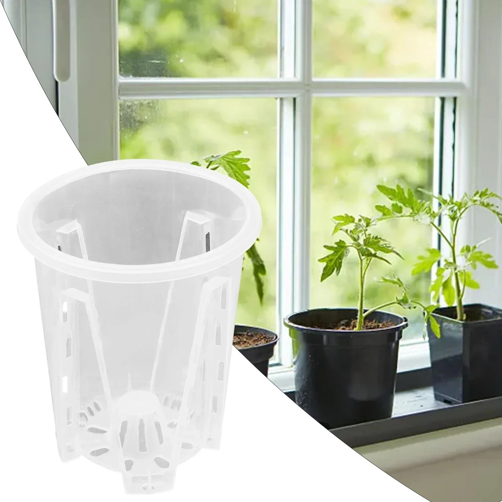 Plastic Orchid Pot With Bottom - Orchid Potting Mix recension och pris