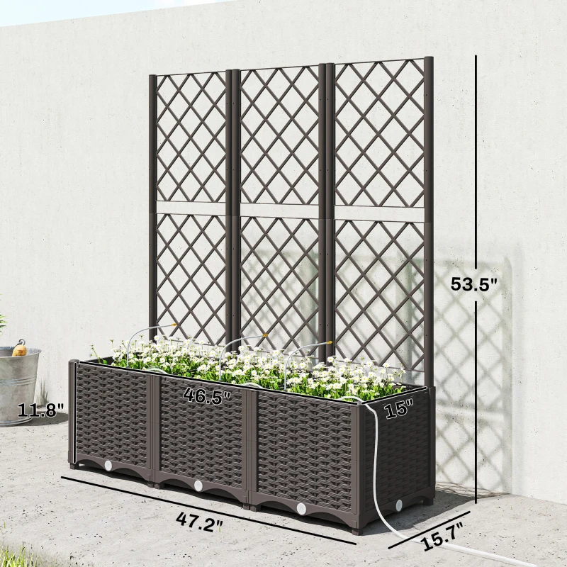 Outdoor Planter Box,Practical  - Self-Watering Planter recension och pris