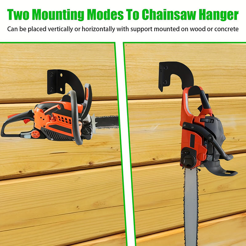 Heavy Duty Metal Chainsaw Wall - Gardening Tools Rack recension och pris