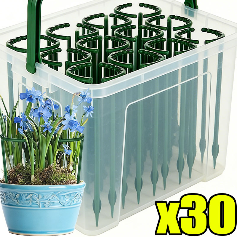 30-1PCS Plastic Plant Support  - Gardening Tools Hoe recension och pris