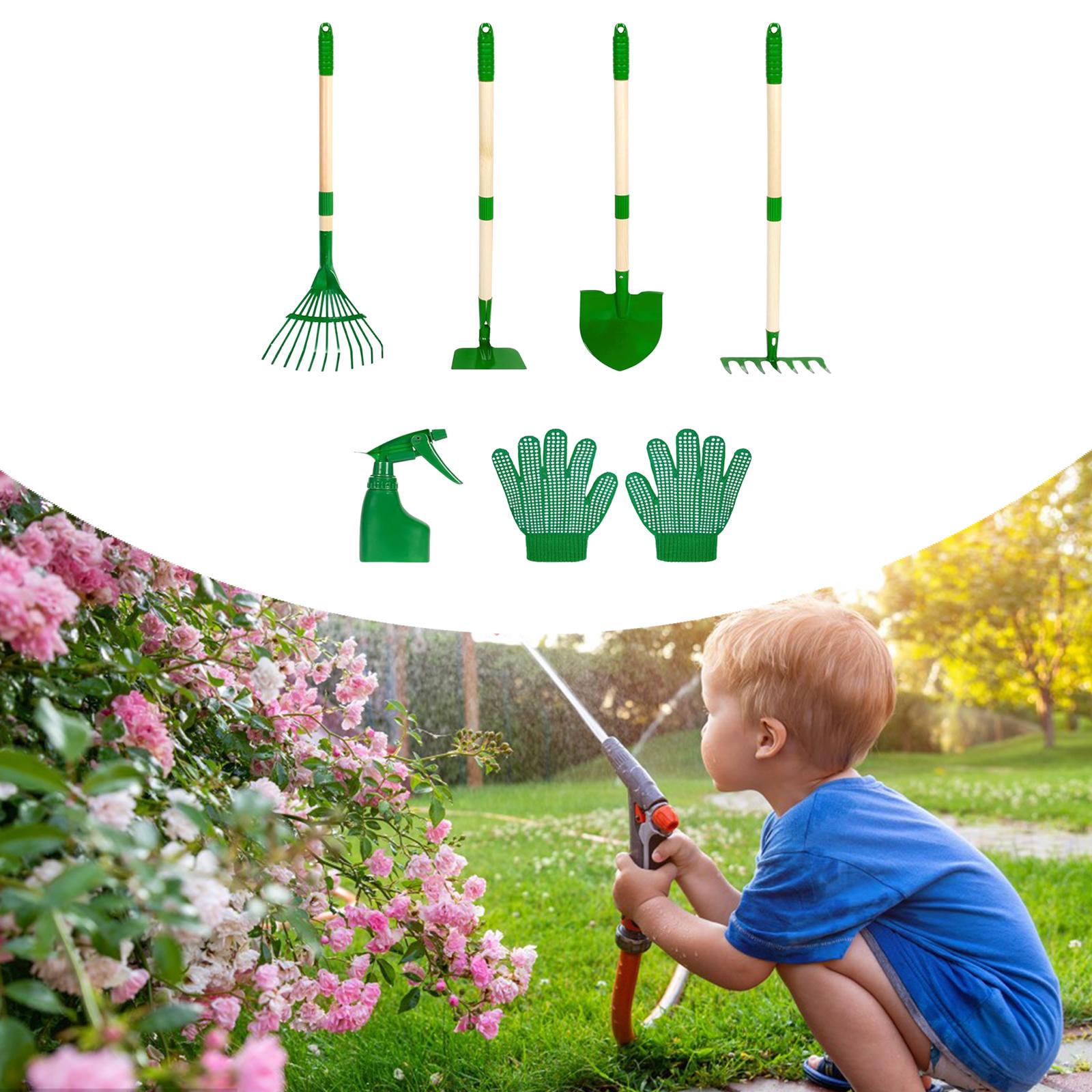 6x Kids Gardening Tools Set Ou - Gardening Tools Kids Set recension och pris