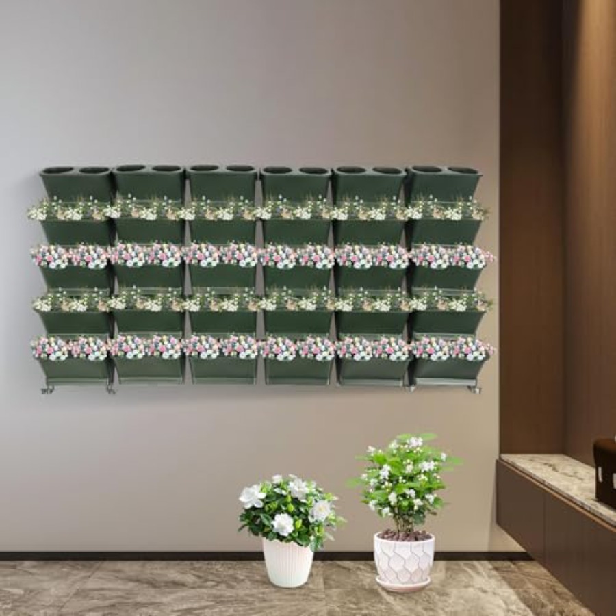 Vertical Wall Planter For Balc - Self-Watering Planter recension och pris