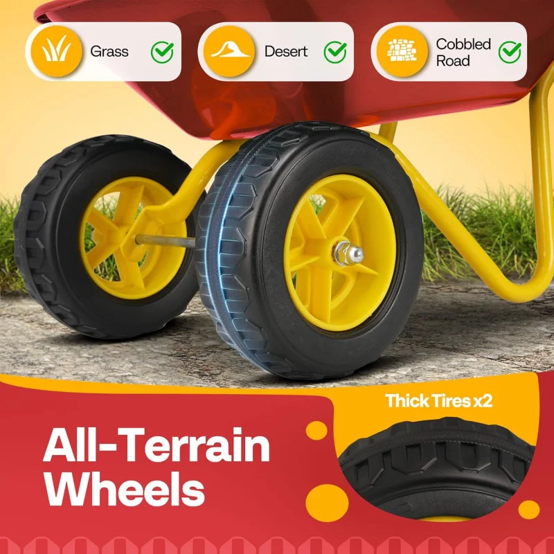 Kids Wheelbarrow Children Gard - Gardening Tools Kids Set recension och pris