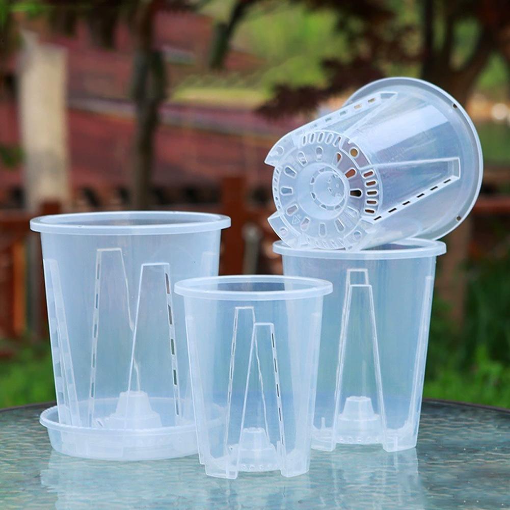 5PCS/Kit Clear Plastic Orchid  - Orchid Potting Mix recension och pris