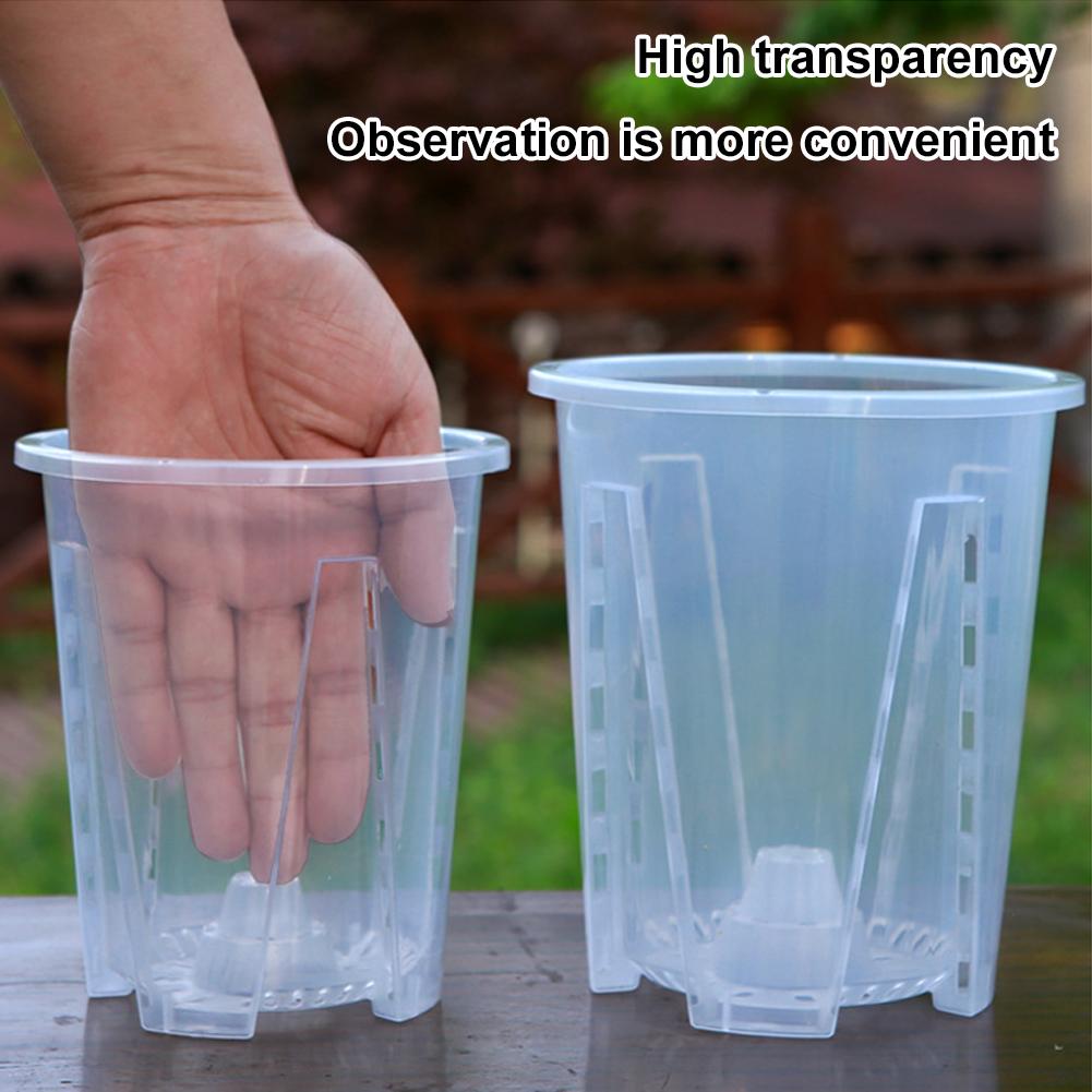 5PCS/Kit Clear Plastic Orchid  - Orchid Potting Mix recension och pris