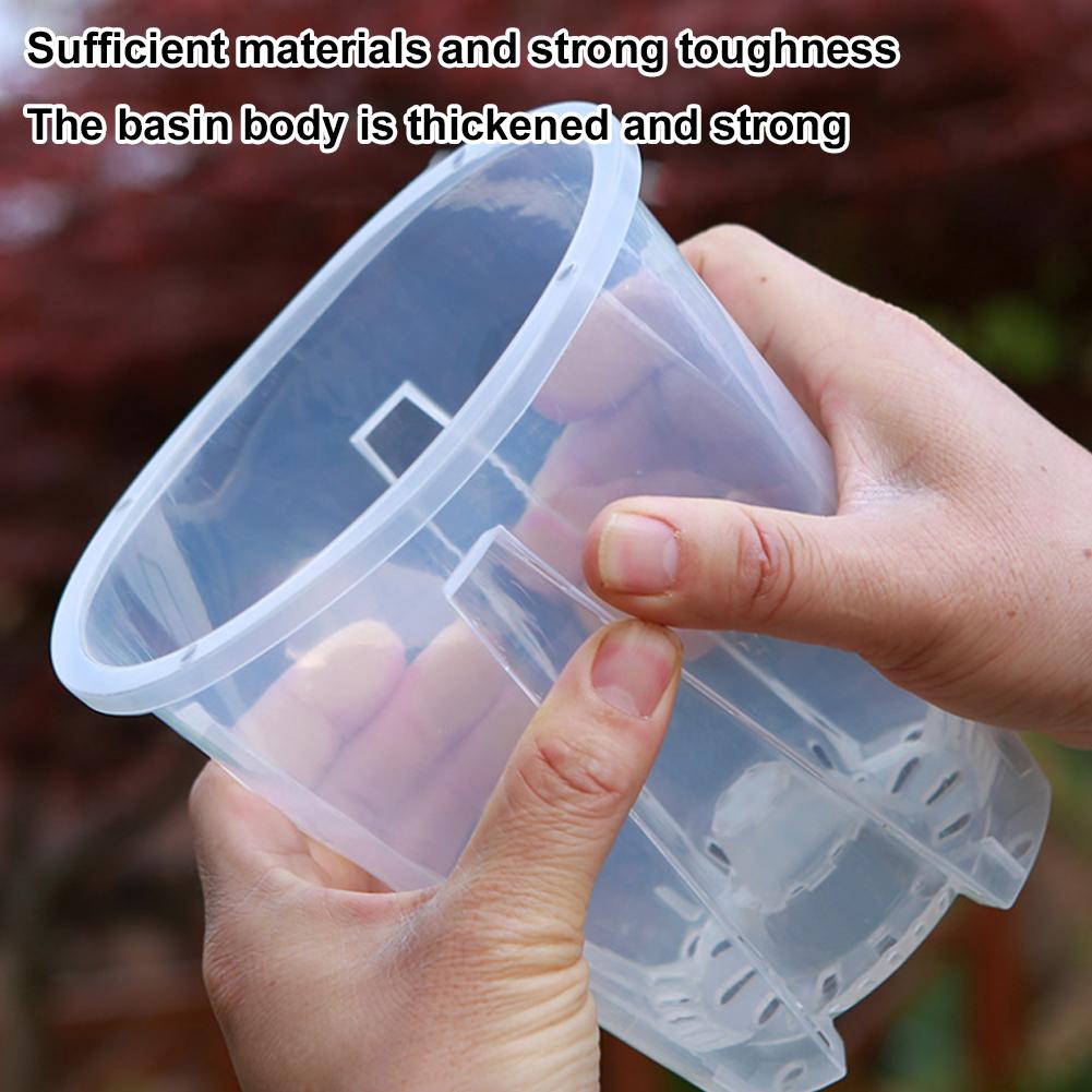 5PCS/Kit Clear Plastic Orchid  - Orchid Potting Mix recension och pris